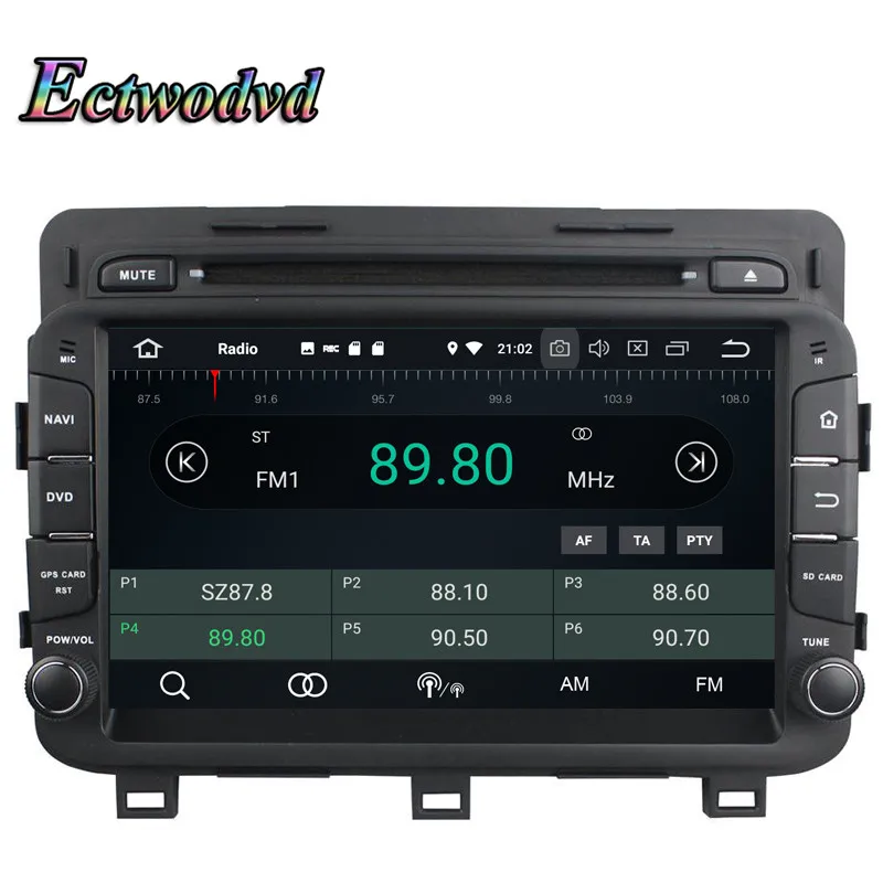 Sale Ectwodvd Octa Core 4G RAM 64G ROM Android 9.0 Car Multimedia DVD Player GPS HeadUnit For Kia K5/Optima 2014 7
