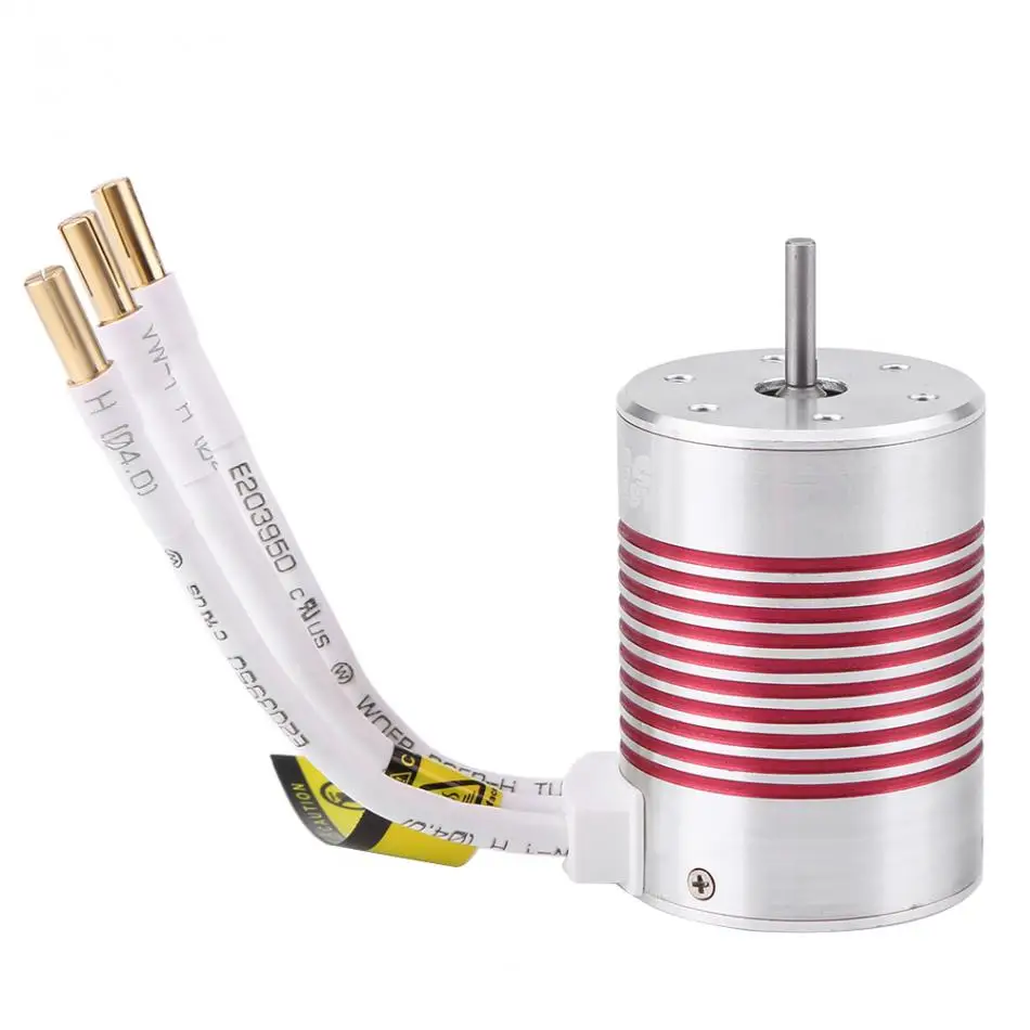 4 Poles 3650 5200KV Waterproof Motor Remote Control Accessory for 1/10