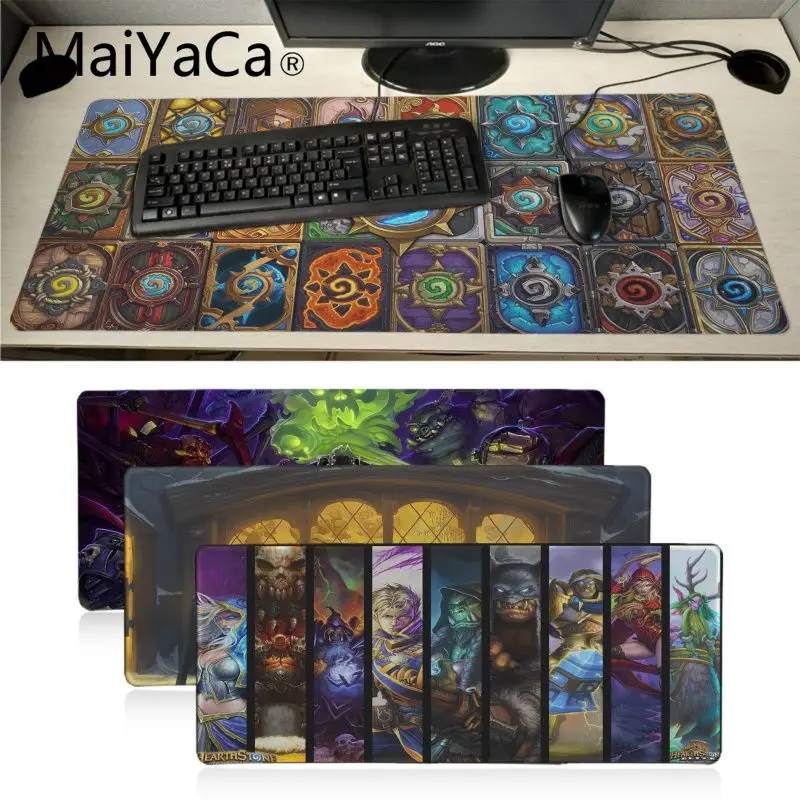Забавная игровая мышь MaiYaCa с Hearthstone для ноутбука коврик мыши игровой аниме и