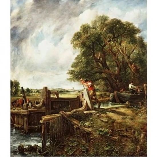 The Lock  1824 Poster Print by John Constable (18 x 24)