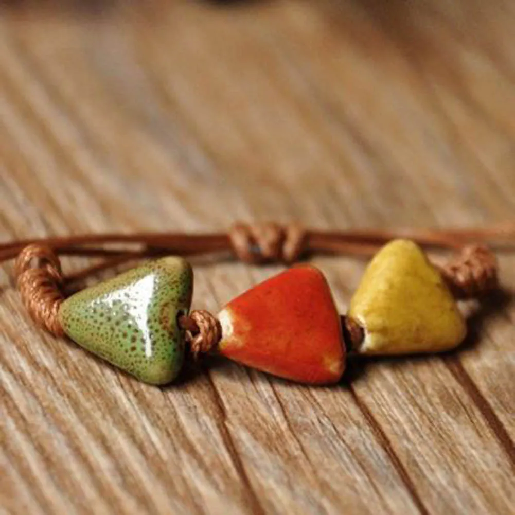 

Bracelets & Bangles Handmade Woven Elegant Vintage Beads Bracelet Jewelry Fashion Accessory For Women Men