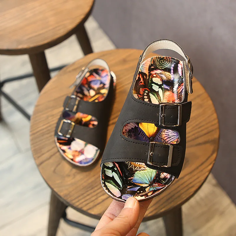 Boy Shoes Kids Summer Unisex Sandals For Girl Children Outdoor Sandals Kids Leather Shoes 2019 Summer Beach Shoes Boys Sandals