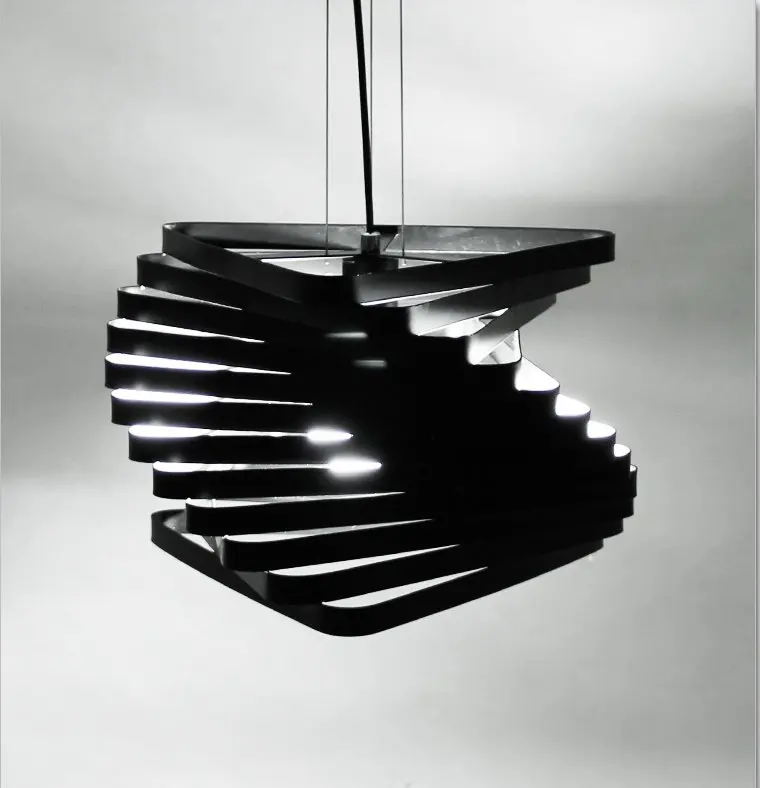 Pendant  Light Black White Iron Lamp Shade Hanging Lights Fixtures Modern Led lamp e27