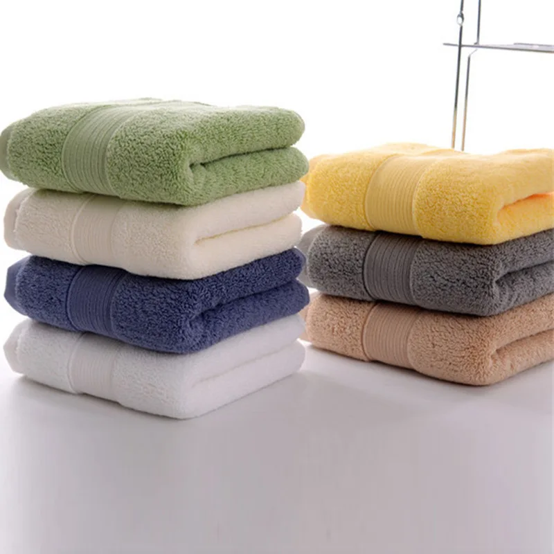 

HOT 36*76cm Thick Luxury Egyptian Cotton Bath Hotel,Solid SPA Bathroom Beach Terry Bath Towels for Adults Hotel