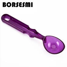 Новые креативные ложки Ccream без наклеек для фруктов, пластиковые DIY Кухонные гаджеты для приготовления пищи