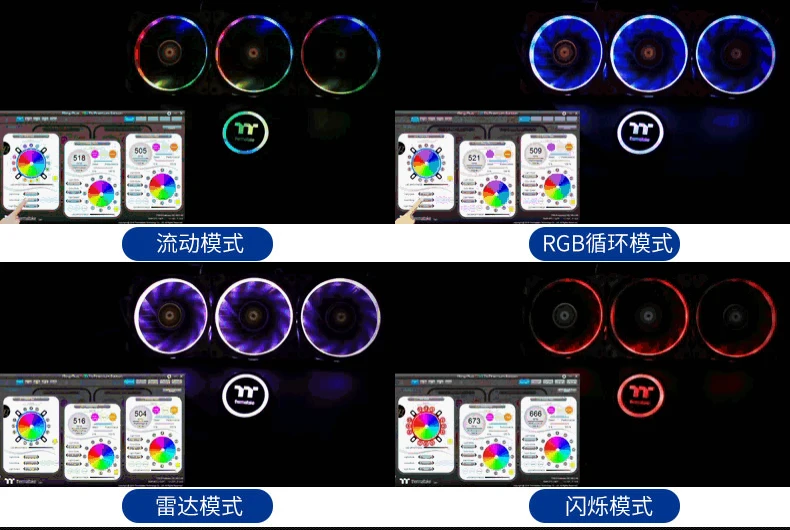 Кулер для процессора с водяным охлаждением Thermaltake Floe Riing RGB 360 all-in-one(мультиплатформенная/RGB холодная головка/программное обеспечение/плюс RGB вентилятор