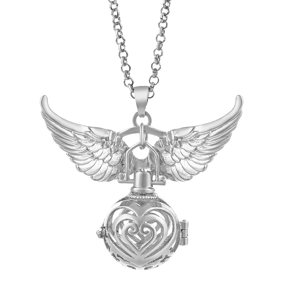 6 design Mexico Chime Angel Ball Caller Locket Necklace Vintage Pregnancy Necklace dropshipping VA-097 - Окраска металла: va-101-a