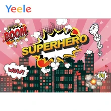 Yeele Superhero Posters City Building Boom Baby Kid Portrait Scene Photography Background Photographic Studio For Photo Backdrop Yeele Superhero Posters City Building Boom Baby Kid Portrait Scene Photography Background Photographic Studio For Photo Backdrop