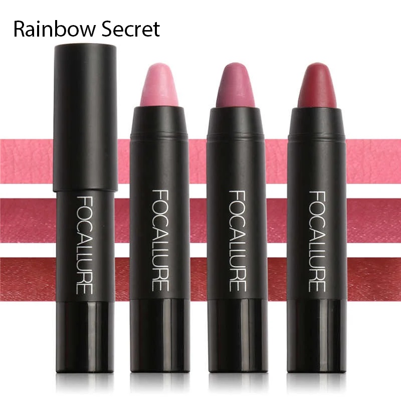 3pcs/Set Waterproof Matte Lipstick Long lasting Makeup Kits Cosmetic Lipstick matte Easy To Wear