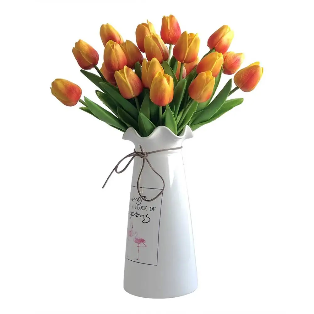 Zonaflor 11 шт./лот искусственный цветок тюльпана настоящий на ощупь ПУ Свадебные цветы домашний декоративный букет поддельные декоративные цветы