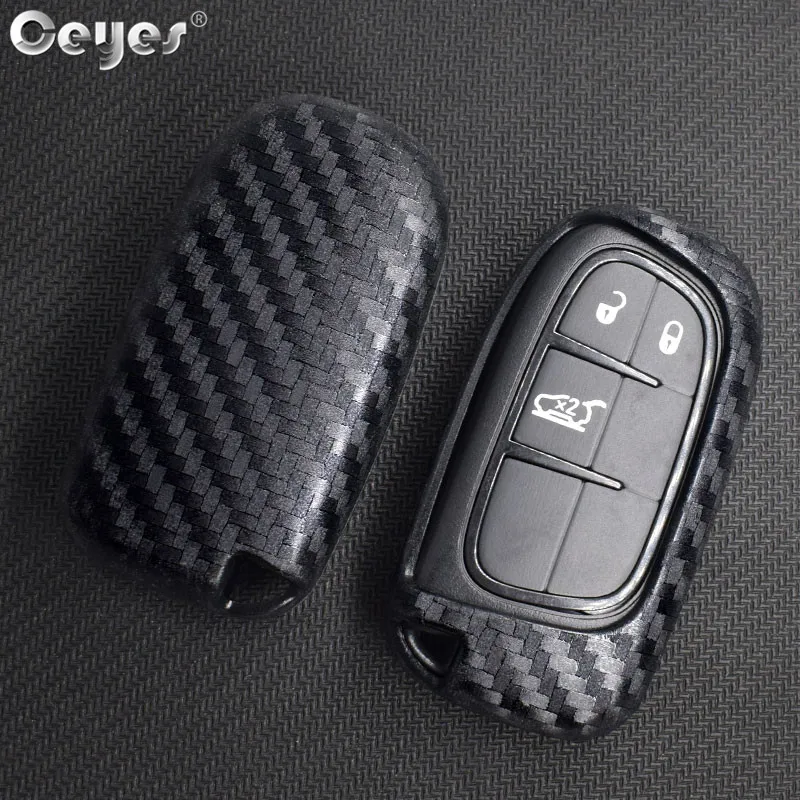 Car carbon fiber key cover for JEEP (1)