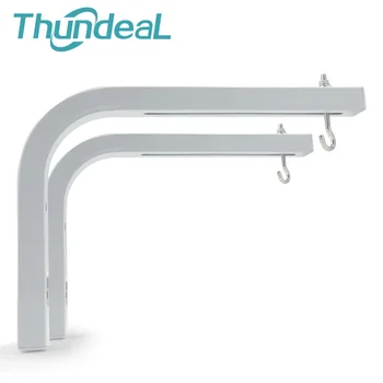 

ThundeaL Adjustable Projection Screen Hanger Ceiling Mounts for Projector Screens L Shape Holder Specialized Hanger 90 degrees