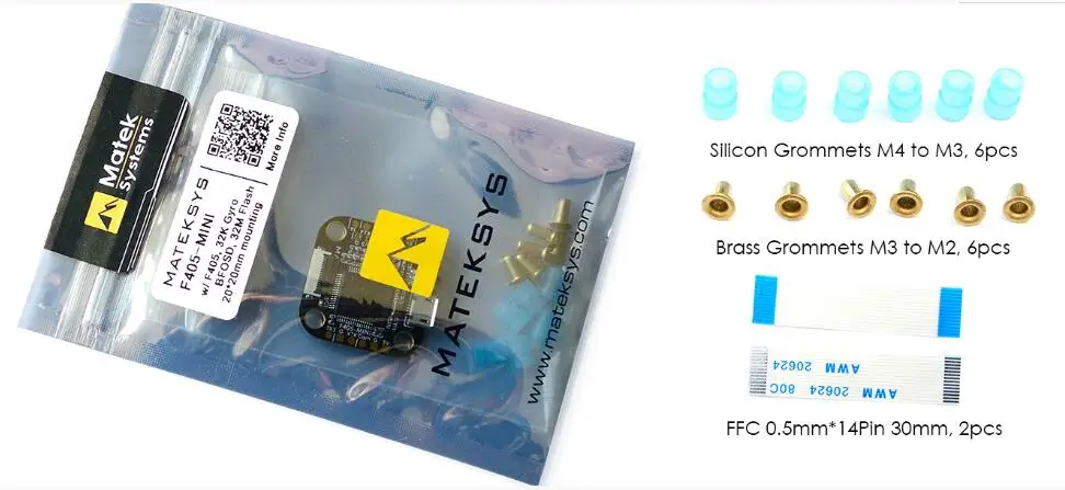 Matek Systems F405 flight controller (6)