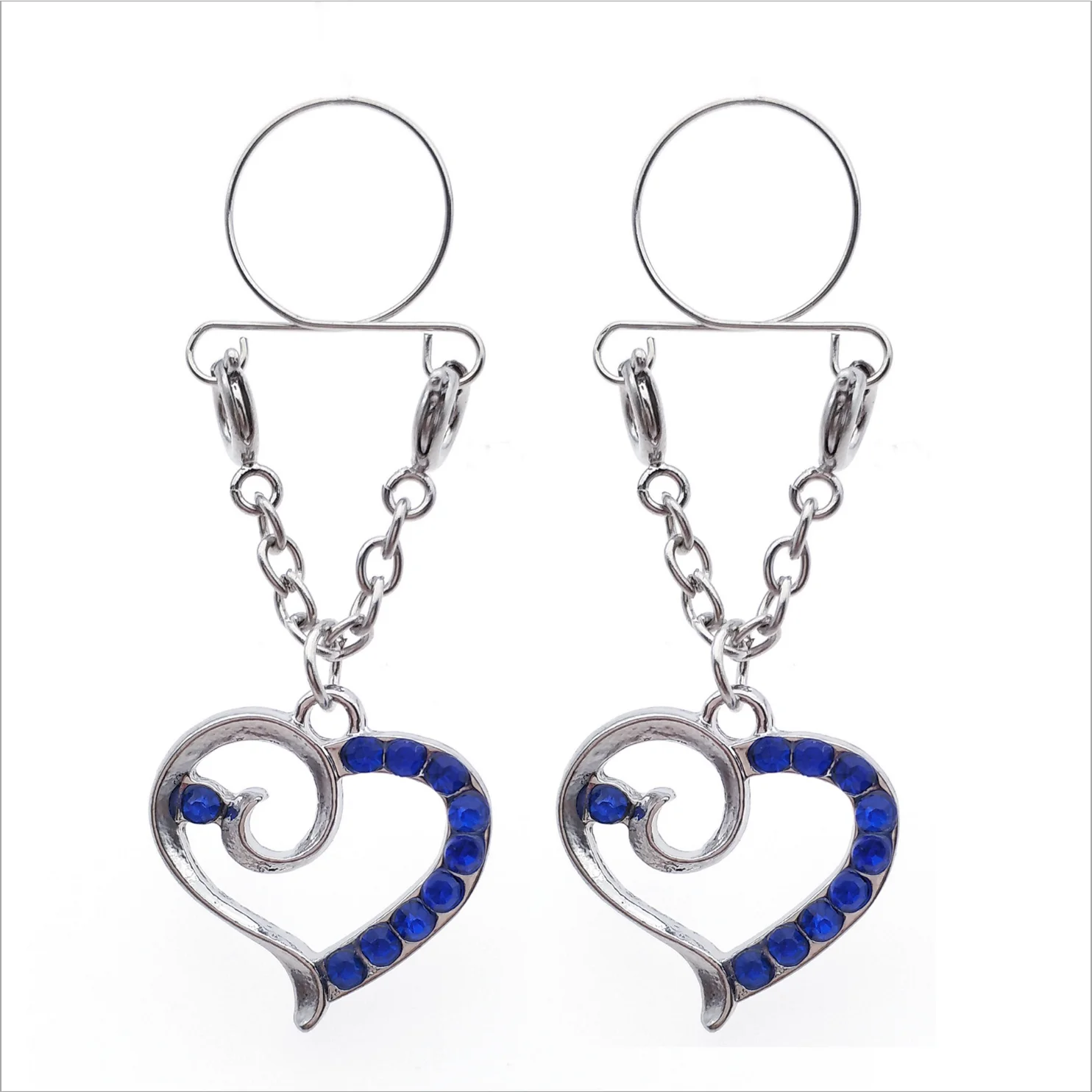 316l Surgical Steel Heart Nipple Ring Faux Nipple Ring Non Piercing Nipple Ring Adjustable 316l Surgical Steel Heart Nipple Ring Faux Nipple Ring Non Piercing Nipple Ring Adjustable
