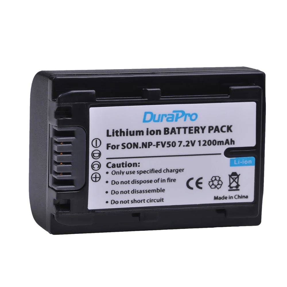 Durapro 1 шт. NP-FV50 NPFV50 NP FV50 Перезаряжаемые Камера Батарея+ USB Зарядное устройство для SONY FV50 HDR DCR DVD308 508 405 505 203 103