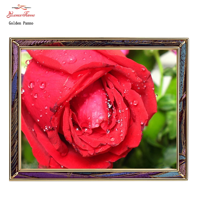 

Needlework,DIY DMC 14CT 11CT printed Cross stitch,Embroidery kits flower white canvas Counted Cross-Stitching