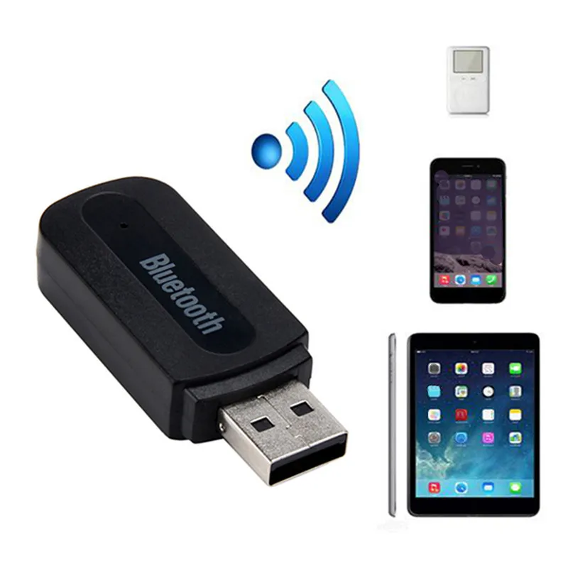 

Mini USB Bluetooth Receiver Wireless Audio Car kit 3.5mm AUX USB Power for car Mp3 player Stereo Spearker Mp3 player phones