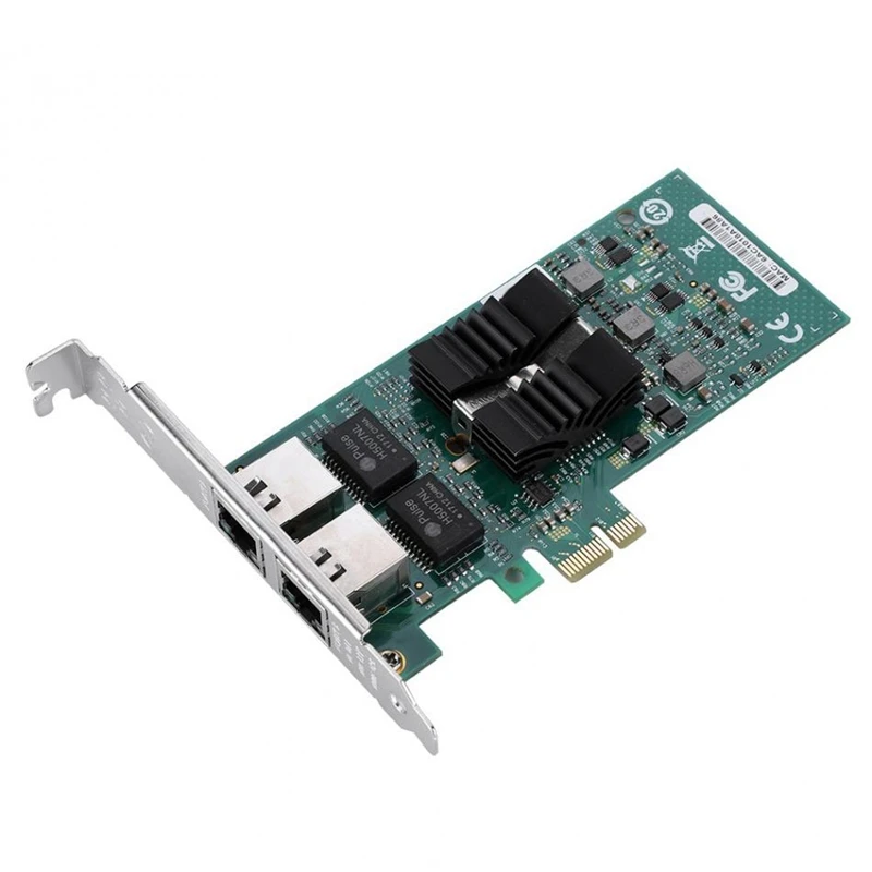 

For Intel 82576-T2 Gigabit Pci-E Dual Port Network Adapter Card Desktop 1000Mbps Server Nic Led