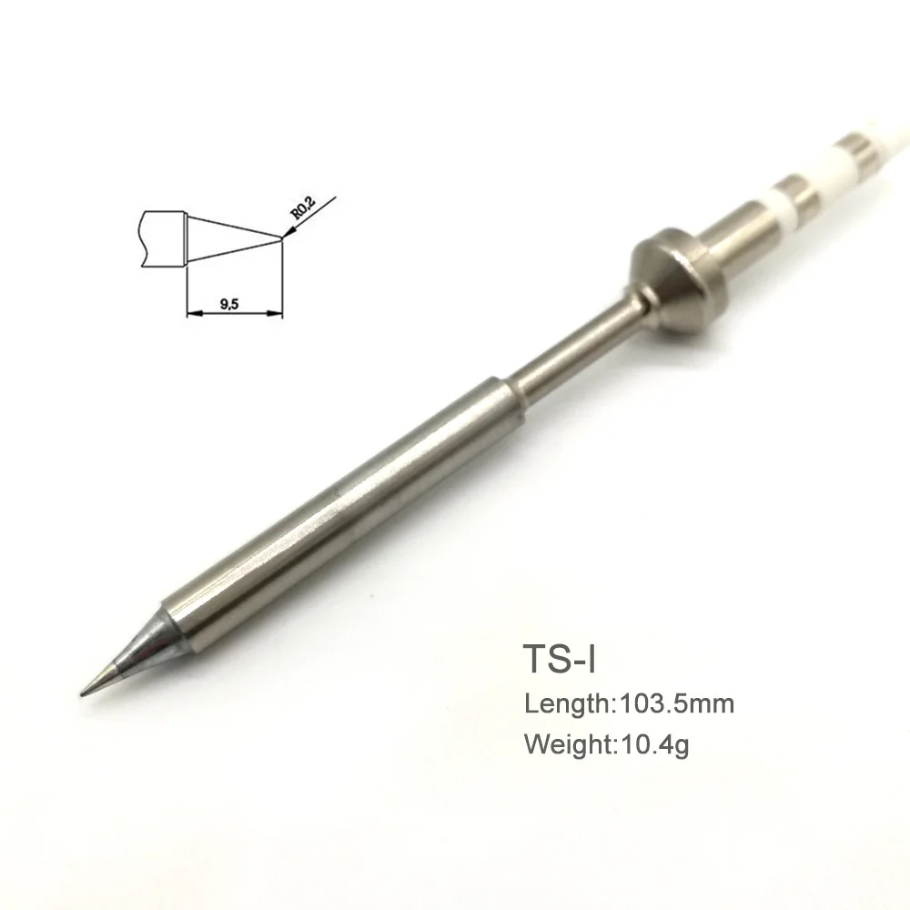 QUICKO 2 шт. TS100 Электрический паяльник наконечники TS100-BC2 C4 D24 I K KU B2 без свинца, сварка наконечники для мини паяльной станции