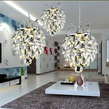 

Art Studio hanging Crystal Chandelier lampe Water droplets crystal pendant Chandelier for dining room home art Lights & lighting