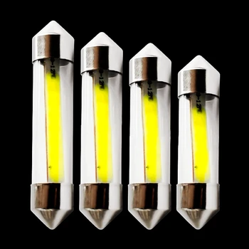 

1pcs 31mm 36mm 39mm 42mm C5W C10W Filiform Style COB Filament LED Festoon Lights Car Dome Glass Light Interior Reading Lamp 12V