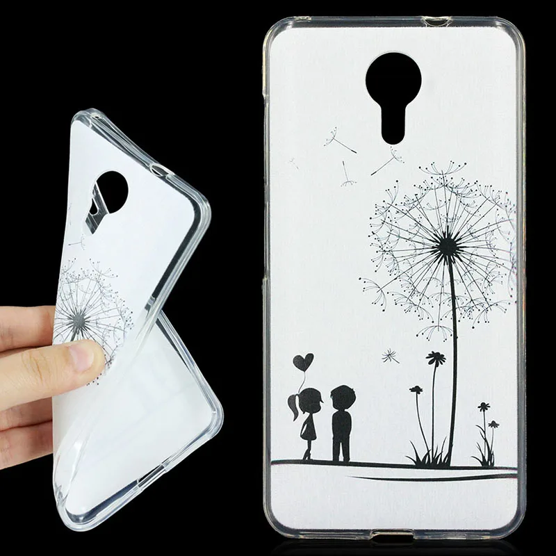 KOC-2351D_1_Dandelion Pattern TPU Protective Case for Wileyfox Swift 5 inch