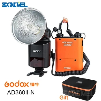 

Godox AD360II-N TTL 360W GN80+4500mAh PB960 Lithium Battery Powerful Flash Speedlite Light for Nikon Camera Orange