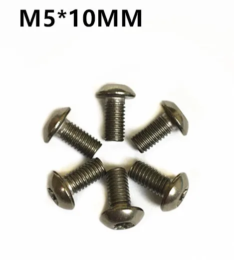 Винт болты головка T20 Torx титановый болт с головкой M5x10mm M5X16MM для дисковых тормозных роторов горный велосипед и дорожный велосипед T20 Torx head - Цвет: M5 10MM 6pcs