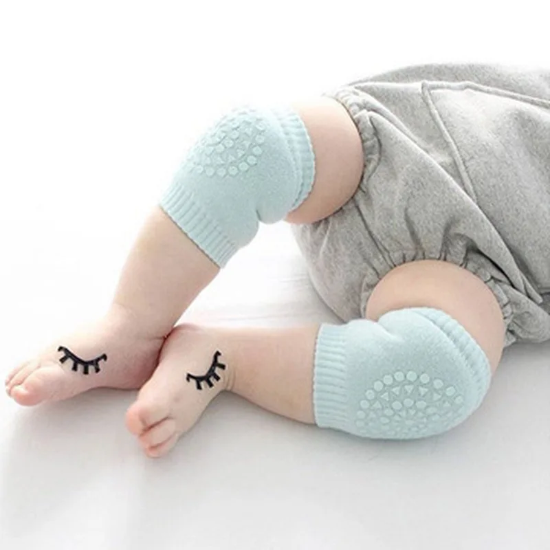 

Toddler Kids Kneepad Protector Soft Thicken Terry Non-Slip Dispensing Safety Crawling Baby Leg Warmers Well Knee Pads For Child