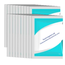 20 мешков Чистка носа соль 2,7 г/пакет для 300 мл Чистка носа Очиститель нети горшок носовой ирригатор система мытья носа триммер медицинский здоровый