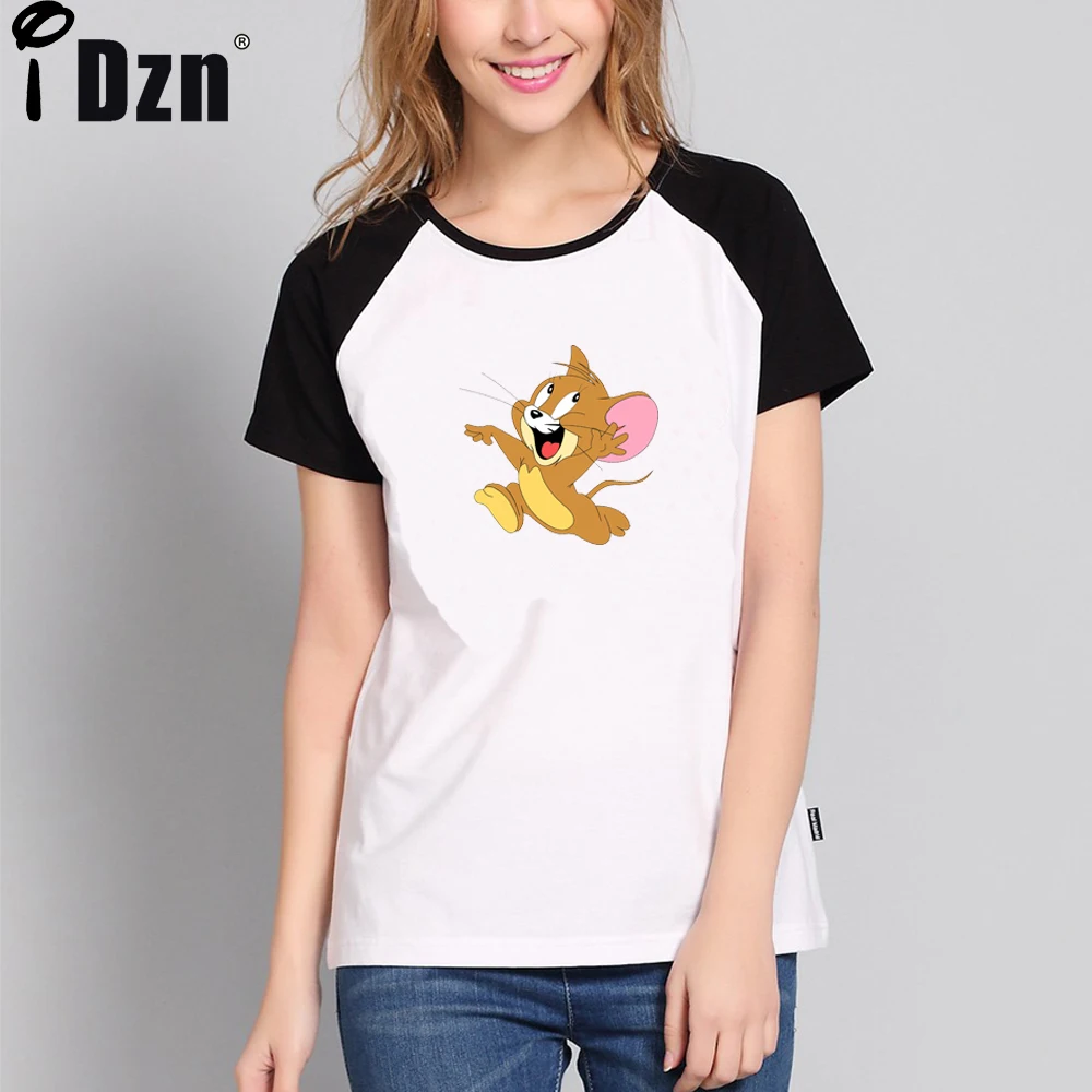 Zootopia Zootropolis Lucu T Shirt Wanita Kartun Tom Jerry Grafis Zootopia Zootropolis Lucu T Shirt Wanita Kartun Tom Jerry Grafis