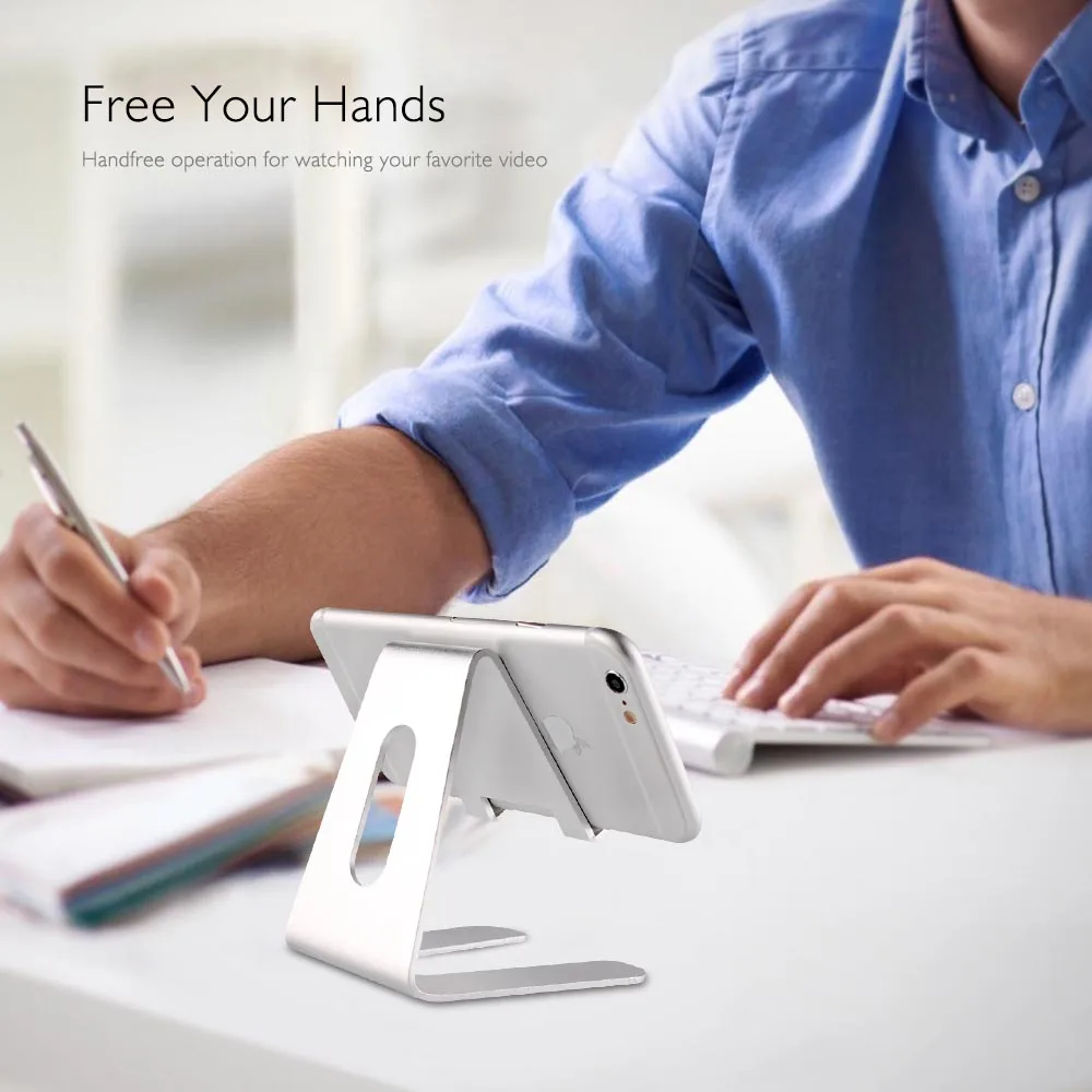 

KISSCASE mobile stand For iPhone holder mobile table support Holder For iPhone 6 X Universal table Phone Holder Aluminum Alloy
