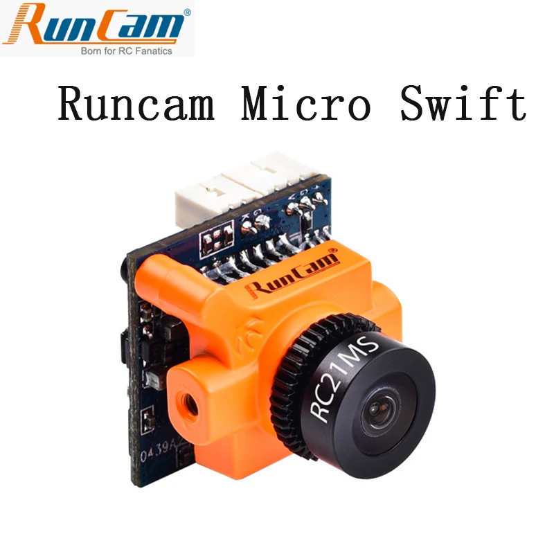 

Runcam Micro Swift 600TVL 2.1/2.3mm NTSC Mini Camera for FPV Helicopter Racer Drone LDARC KINGKONG 200GT RC Racer Accessory