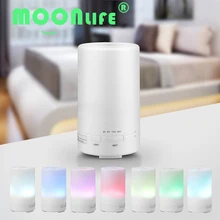 Moonlife Полезные 50 мл СВЕТОДИОДНОЙ Night Light USB Мини huile электрический Аромат Диффузор Ароматерапия Эфирное Масло Ультразвуковой Увлажнитель Воздуха