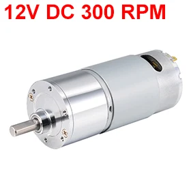 

Uxcell Newest 1PCS ZGB37RH DC12V 300RPM 7.2W Gear Motor High Torque Reduction Gearbox Eccentric Output 15x5.9mm D Shaft for M3