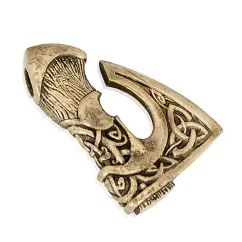 

Paracord Bead Celtics Axe - Metal DIY Paracord Beads Charms EDC Accessories for Custom Bracelet Knife Lanyard Zipper Pull