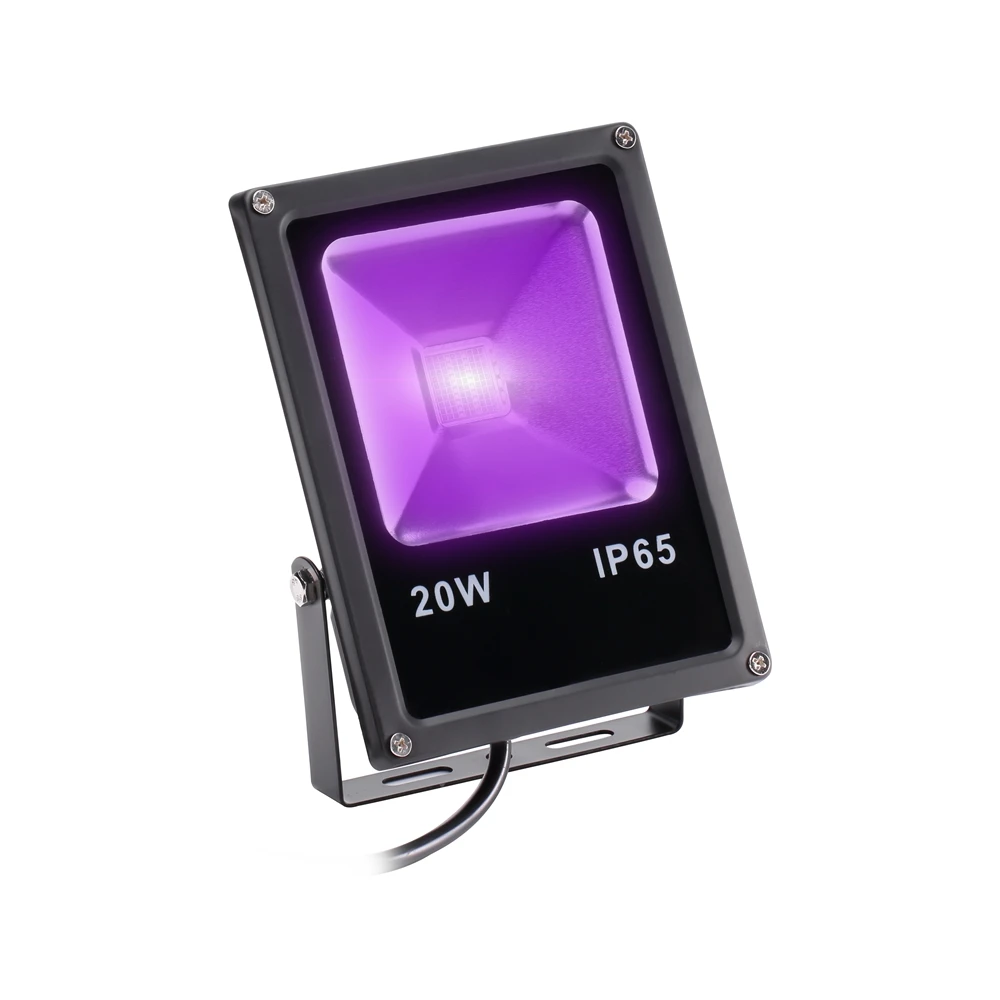COB Waterproof Stage Effect LED Spotlights EU &amp US Plug Floodlight 20W 20 UV Auto Lighting For Party Night | Лампы и освещение