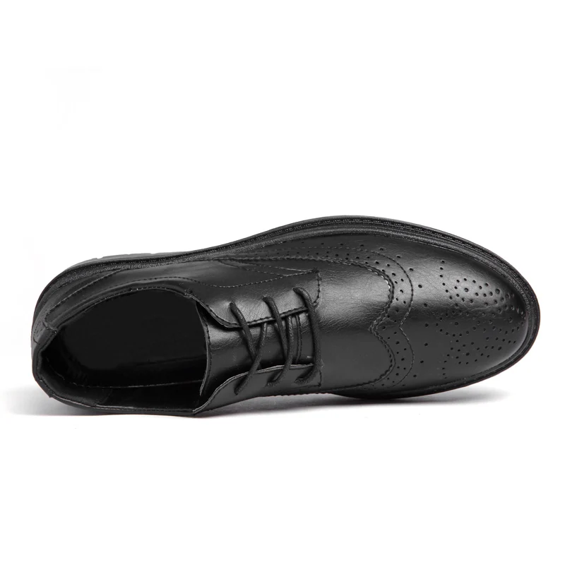 Black Dos Da Boi Lace Homem Respirável 44 Negócios Homens De up Brogue Carve Moda Design Zapatos Italiano Sapatos brown Tamanho 39 Casamento x8qw7f6RC