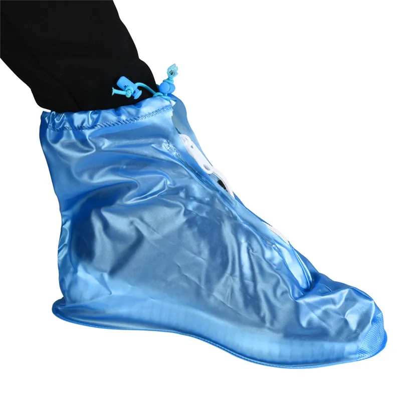 Portable Rain shoe rainproof shoes cover Waterproof Rain Shoes Covers Thicker Non-slip Scootor Boots Umbrella Accessories #2h29 (10)