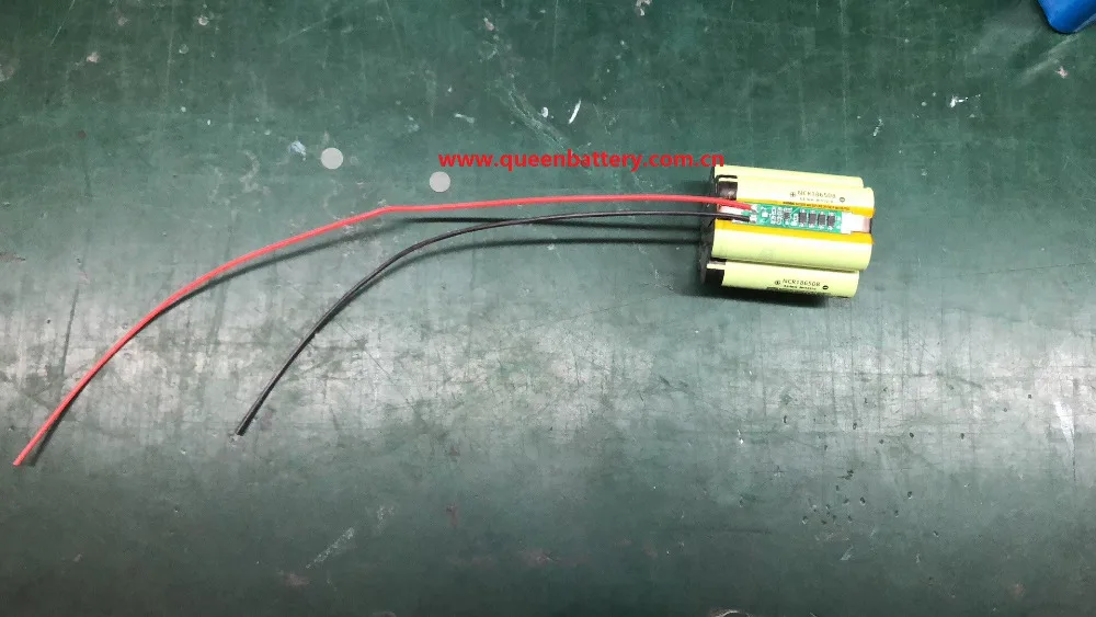 3.6v 1s7p 18650 18650B 3.7V 23.8AH battery pack with PCB 10A with 18awg lead wires