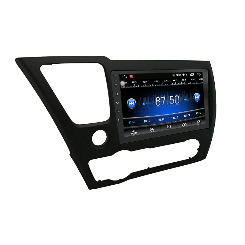 Flash Deal Funrover 9" Android 8.0 2 din Car dvd radio gps navi player stereo for Honda Civic EX/LX/DX 2GB+32GB canbus multimedia usb FM BT 3
