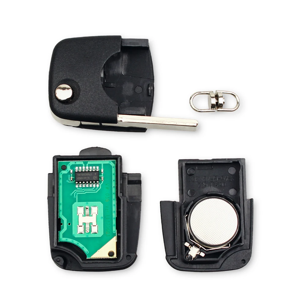 KEYYOU 433 МГц 3 кнопки дистанционного ключа автомобиля для AUDI 4D0837231A 4D0 837 231 A флип сложить ID48 чип для A3 A4 A6 A8 старые модели 1999-2002