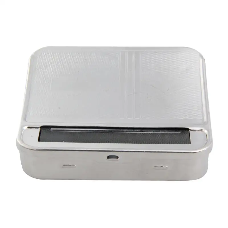 HOT-Automatic Cigarette Rolling Machine Manual Tobacco Rolling Machine Box Case Durable Metal Cigarette Maker