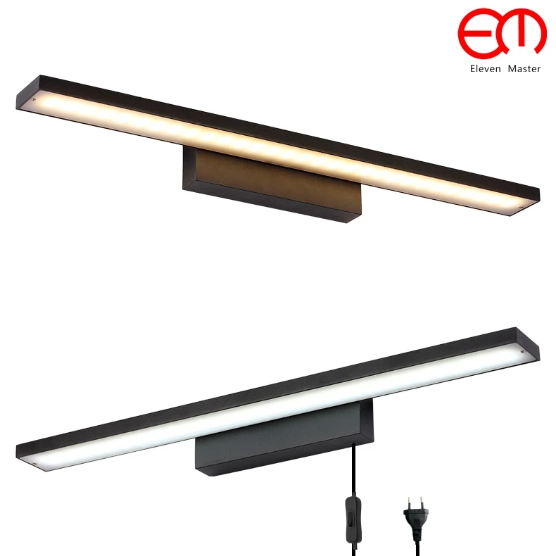 

100cm Modern brief led mirror light bathroom bedside wall lamp personality Wall sconce reading light bedroom Wall light RML0003