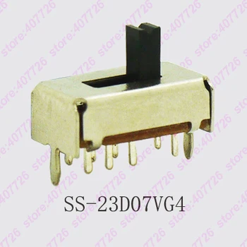 

200PCS Mini Slide Switch On-OFF Micro Toggle Switch H=4MM Miniature Horizontal Slide Switch SS-23D07VG4