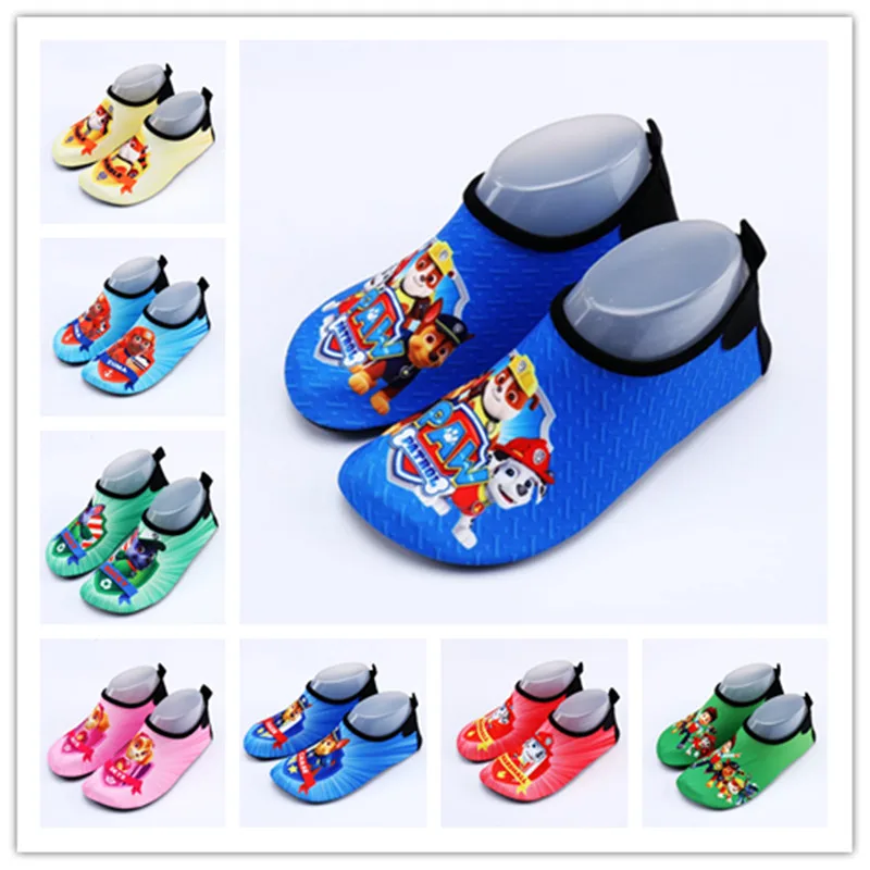 

Summer Children Boy Girl Water Sports Shoes Barefoot Quick-Dry Aqua Yoga Socks Slip-on For Kids Unisex Diving Swim Beach Shoes