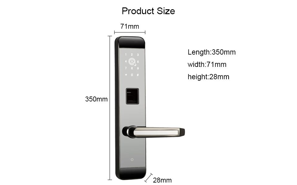 Eseye отпечаток пальца замок электронный умный дверной замок цифровой замок с приложением безопасности анти-вор для домашней квартиры