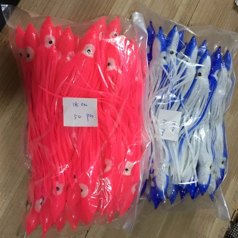 Octopus Lure Sea Fishing Lure Trolling Lure Fishing Tackle Tuna Lure Resin head with bait blazer double skirt f