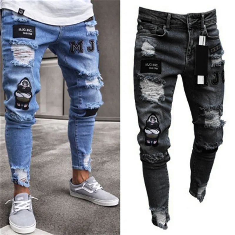 stylish ripped jeans mens