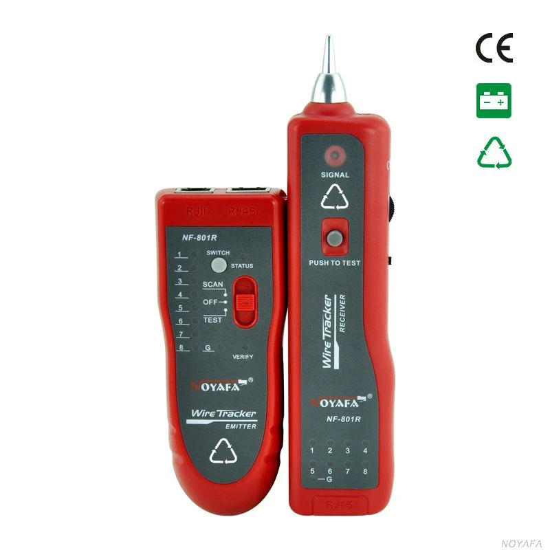 

Network RJ11 RJ45 lan wire tracker Fault locator and cable tester LAN Cable Tester NF-801R(not include battery)